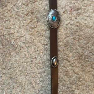 FREE W/ PURCHASE Skinny brown Express belt